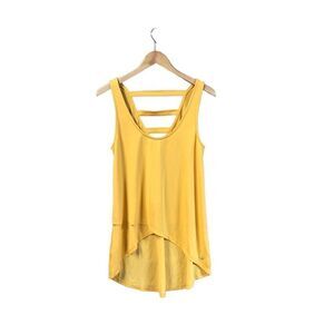 Guess Size Medium (M) Golden Flowey Strappy Tank